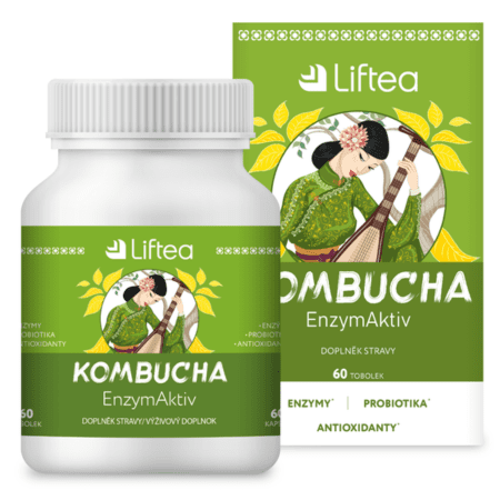 LIFTEA KOMBUCHA ENZYMAKTIV 60 kapsúl kúpite na Benulekaren.sk