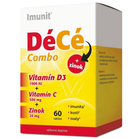 DéCé Combo 1500 - Imunit tbl (vitamín D3 1000 IU + vitamín C 500 mg) 1x60 ks kúpite na Benulekaren.sk