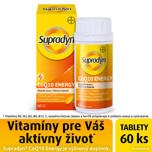 Supradyn CO Q10 Energy 60 tabliet kúpite na Benulekaren.sk
