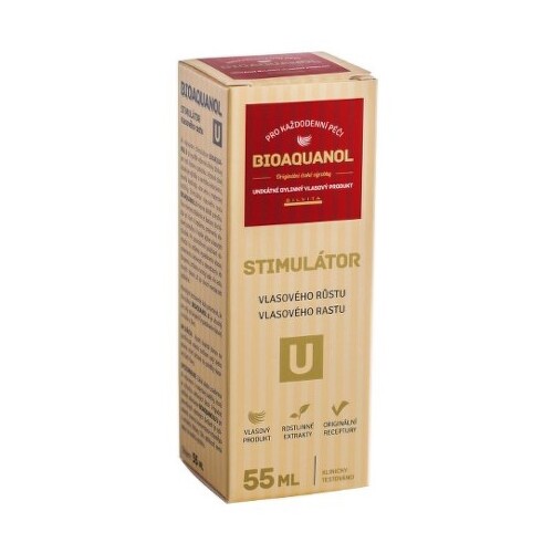 BIOAQUANOL U stimulátor vlasového rastu 55 ml