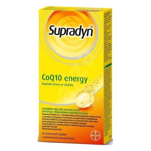 SUPRADYN CoQ10 Energy 30 šumivých tabliet