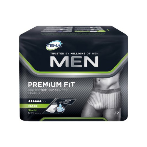 TENA Men Protective Underwear Level 4 M pánske naťahovacie inkontinenčné nohavičky 12ks kúpite na Benulekaren.sk