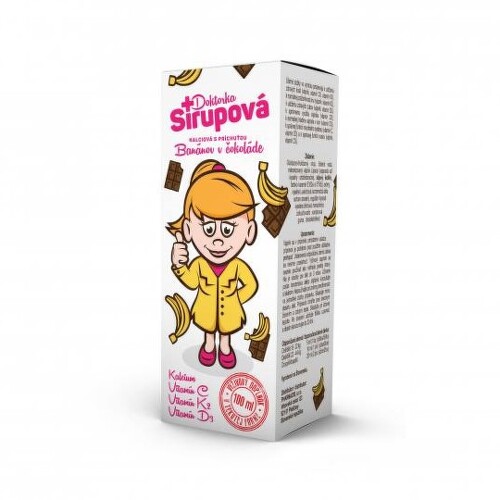 Doktorka Sirupová kalciový sirup s príchuťou banánov v čokoláde 100 ml kúpite na Benulekaren.sk