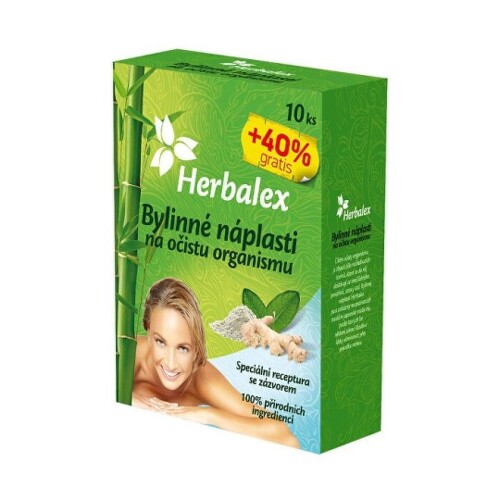 HERBALEX Bylinné náplasti na očistu organizmu 14 kusov