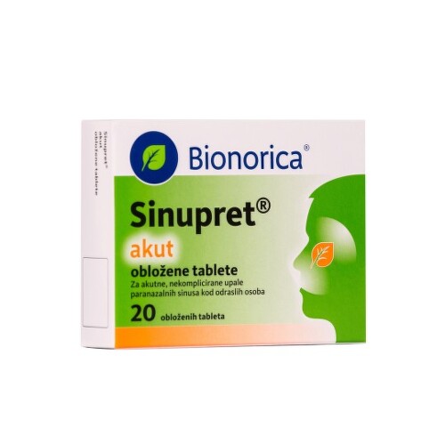 SINUPRET Akut 20 tabliet kúpite na Benulekaren.sk