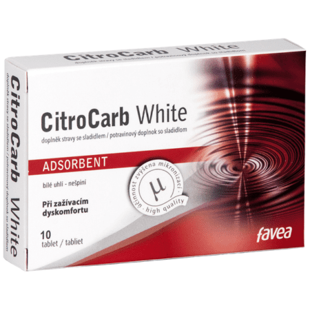 FAVEA Citrocarb white 10 tabliet