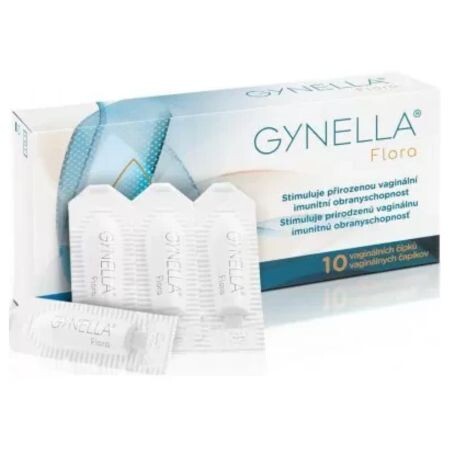GYNELLA Flora vaginálne čapíky (inov. 2024) 10 ks