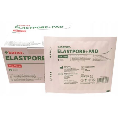 BATIST ELASTPORE+PAD sterilné krytie 10 cm x 10 cm 50 ks