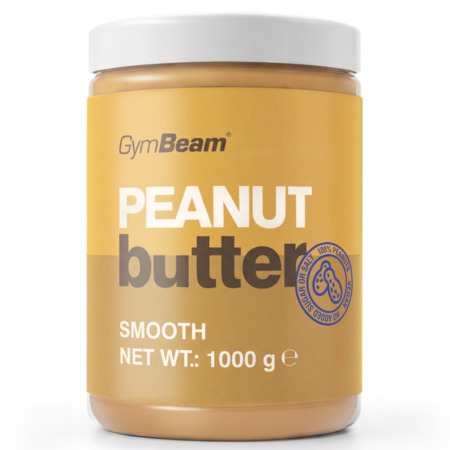 E-shop GymBeam Arašidové maslo 100% smooth 1000 g