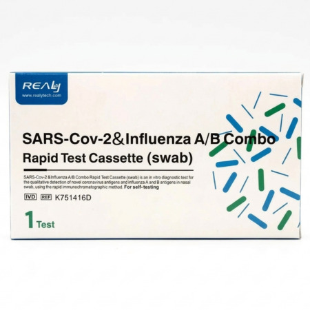 E-shop REALY SARS-COV-2 antigénový výterový na samotestovanie covid chrípka 1 x 1 ks