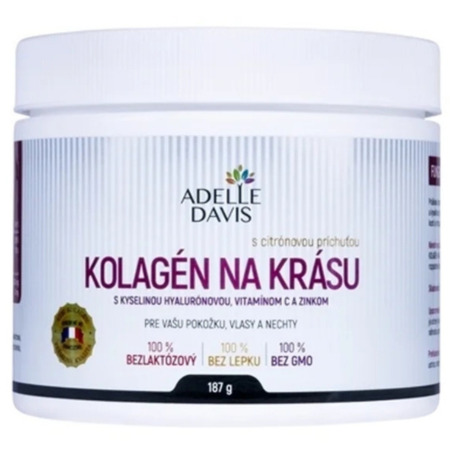 E-shop ADELLE DAVIS Kolagén na krásu prášok s citrónovou príchuťou 190 g