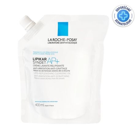 LA ROCHE-POSAY Lipikar syndet AP+ refill pack náhradná náplň 400 ml