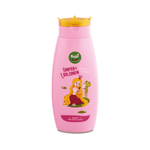 Bupi kids šampón s balzamom ružový 1x250 ml