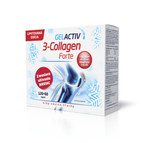 E-shop GELACTIV 3-Collagen forte darčeková edicia 120 + 60 kapsúl ZADARMO