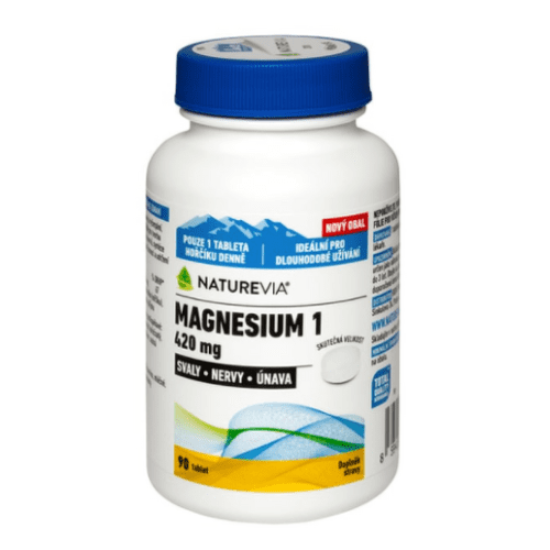 E-shop NATUREVIA Magnesium 420 mg 90 tabliet