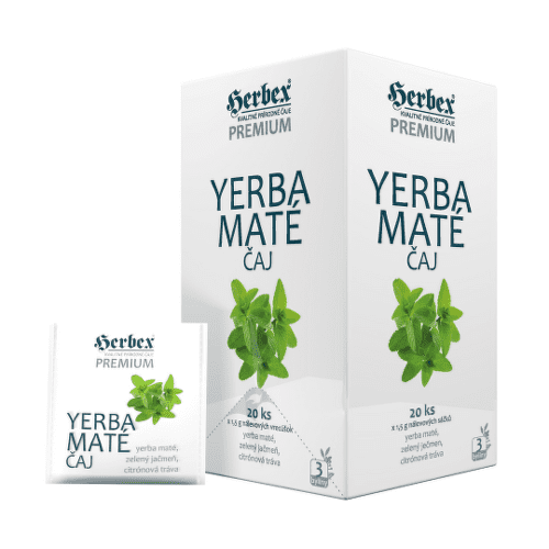 HERBEX Premium yerba maté čaj 20 x 1,5 g