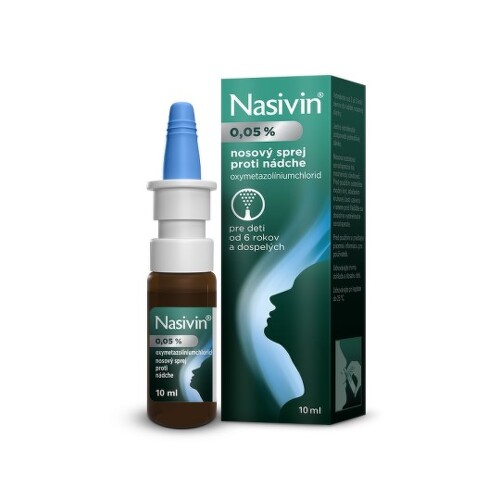 E-shop NASIVIN 0,05 % nosový sprej 10 ml