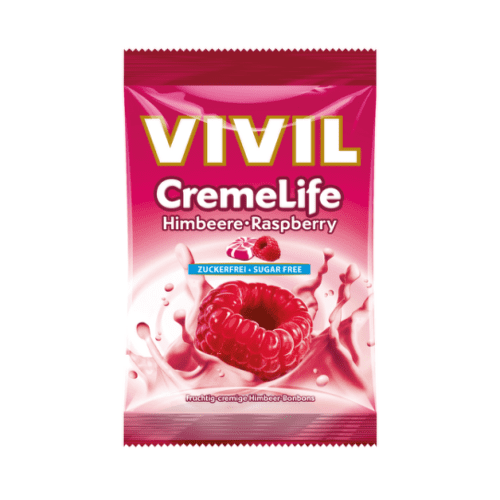 E-shop VIVIL Cukríky creme life classic malina so smotanou 110 g