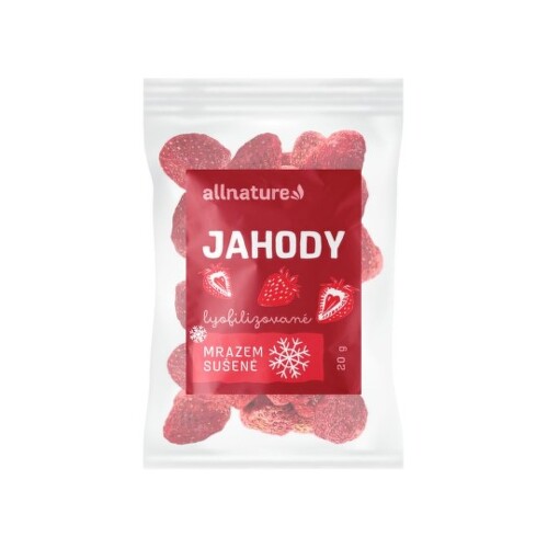 E-shop ALLNATURE Jahody mrazom sušené lyofilizované plody 20 g