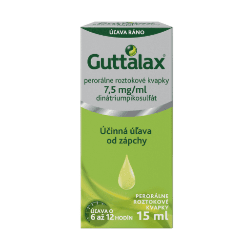 E-shop GUTTALAX Kvapky 7,5 mg/ml 15 ml