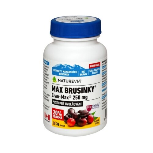 E-shop NATUREVIA Max brusnice cran-max 250 mg 30 kapsúl