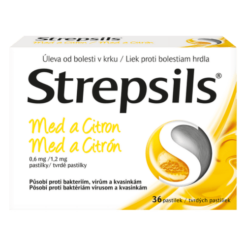 E-shop STREPSILS Med a citrón 36 pastiliek