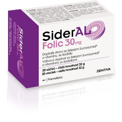 E-shop SIDERAL Folic 30 mg 20 vrecúšok