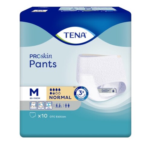 TENA Pants normal M naťahovacie inkontinenčné nohavičky 10 kusov