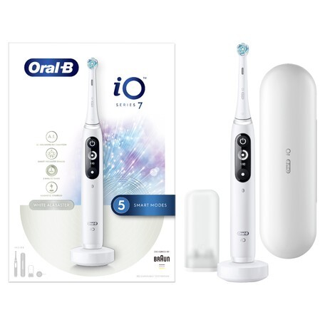 E-shop ORAL-B io series 7 white elektrická zubná kefka + držiak + puzdro set