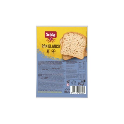 E-shop SCHÄR pan blanco chlieb bezgluténový biely krájaný 250g