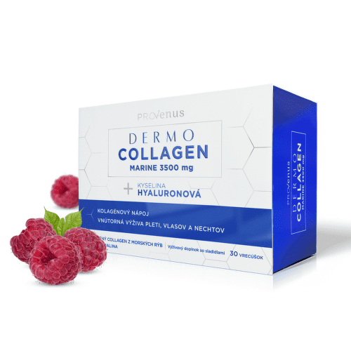 SALUTEM DermoCollagen marine 3500 mg pro venus  prášok vo vrecúškach s malinovou príchuťou 30 kusov