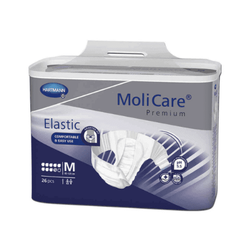 E-shop MOLICARE Premium elastic 9 kvapiek M plienkové nohavičky zalepovacie 26 ks