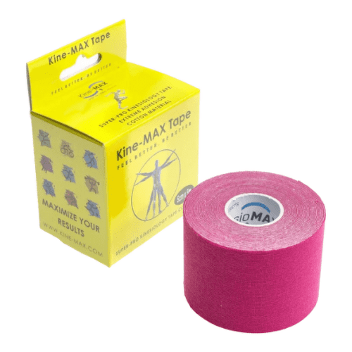 E-shop KINE-MAX Super-pro cotton kinesiology tape ružová tejpovacia páska 5 cm x 5 m 1 ks