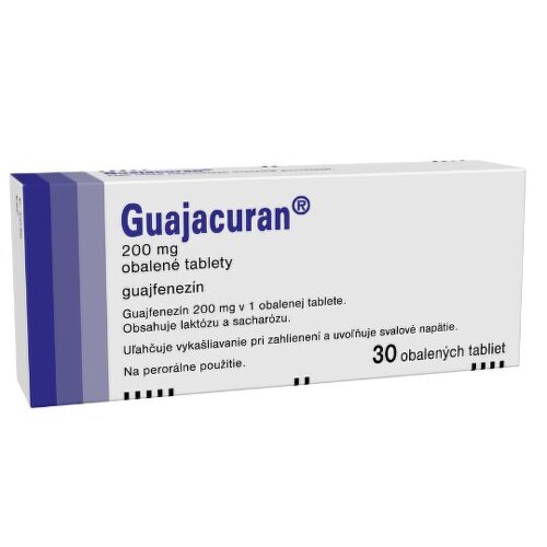 E-shop GUAJACURAN 200 mg 30 tabliet