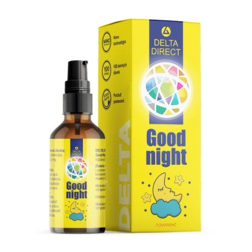 E-shop DELTA DIRECT Good night melatonín pomaranč tekutý s dávkovačom 30 ml