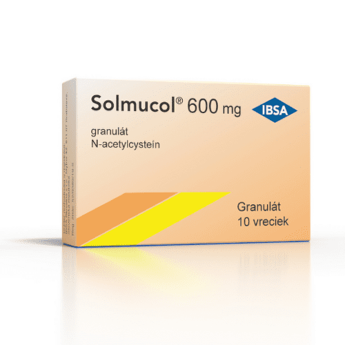 E-shop SOLMUCOL 600 mg 10 vrecúšok