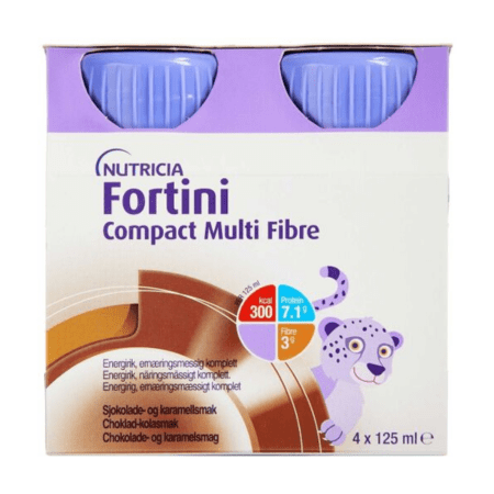 E-shop FORTINI Compact multi fibre čokoláda karamel 4 x 125 ml