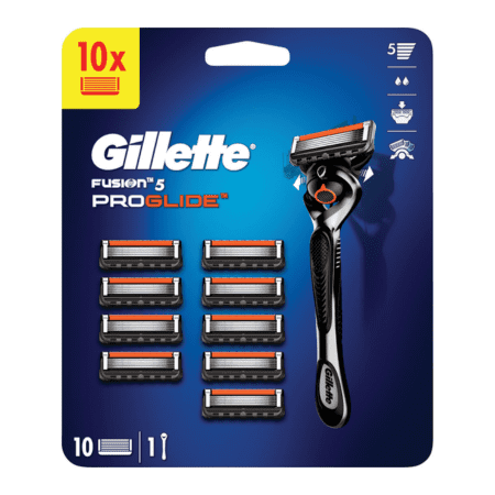 GILLETTE Fusion Proglide Strojček + 10 Náhradných hlavíc Special pack kúpite na Benulekaren.sk