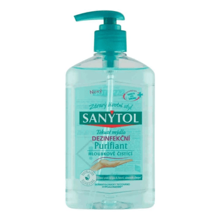 E-shop SANYTOL Tekuté mydlo dezinfekčné purifiant šalvia lipa 250 ml