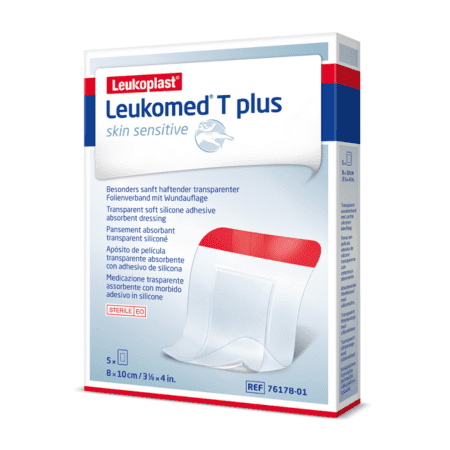 E-shop LEUKOPLAST Leukomed T plus skin sensitive 8 x 10 cm 5 ks