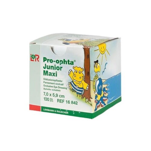 Okluzor nápl.Pro-ophta Junior Maxi 7.0x5.9cm/100ks kúpite na Benulekaren.sk
