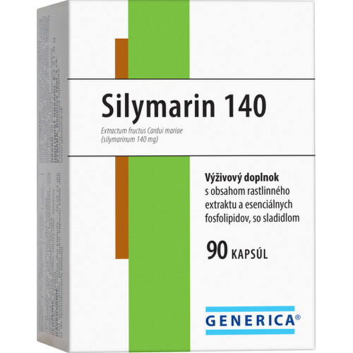 GENERICA Silymarin 140 mg 90 kapsúl kúpite na Benulekaren.sk