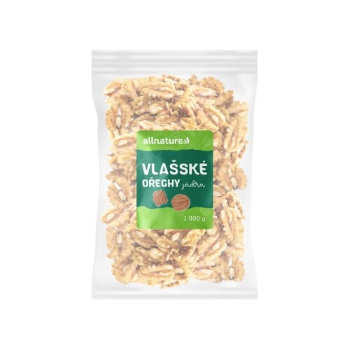 Allnature Vlašské orechy orechy natural 1000 g kúpite na Benulekaren.sk