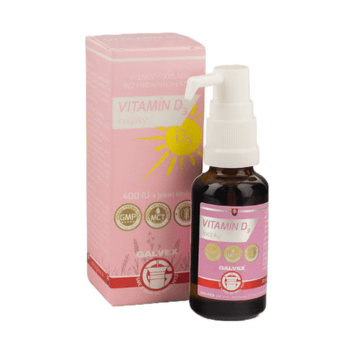 GALVEX Vitamín D3 kvapky 30 ml kúpite na Benulekaren.sk