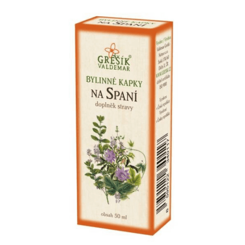 GREŠÍK Bylinné kvapky na spanie 50 ml