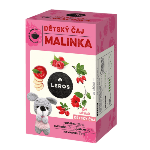 Leros Detský čaj Malina ovocný čaj pre deti 20x2 g kúpite na Benulekaren.sk