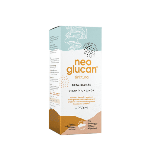 NEOGLUCAN Tinktúra beta-glukán, vitamín C a zinok 250 ml