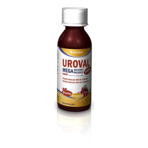 Uroval Mega Brusnica sirup na prevenciu urologických ťažkostí 200 ml kúpite na Benulekaren.sk