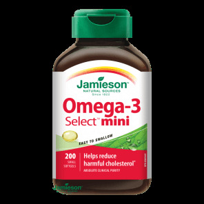 Jamieson Omega-3 Select mini 200 kapsúl