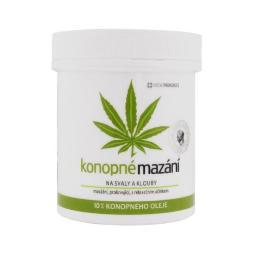 MEDICPROGRESS Konopné mazanie 250 ml